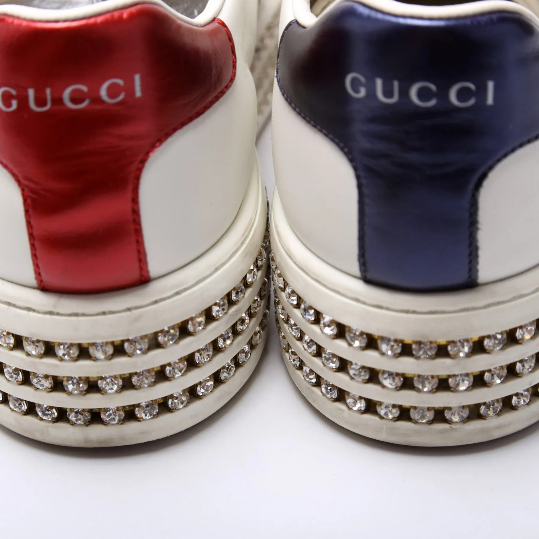 Ace Web Bee Crystal Platform Sneakers Size 37.5