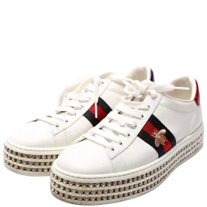 Ace Web Bee Crystal Platform Sneakers Size 37.5