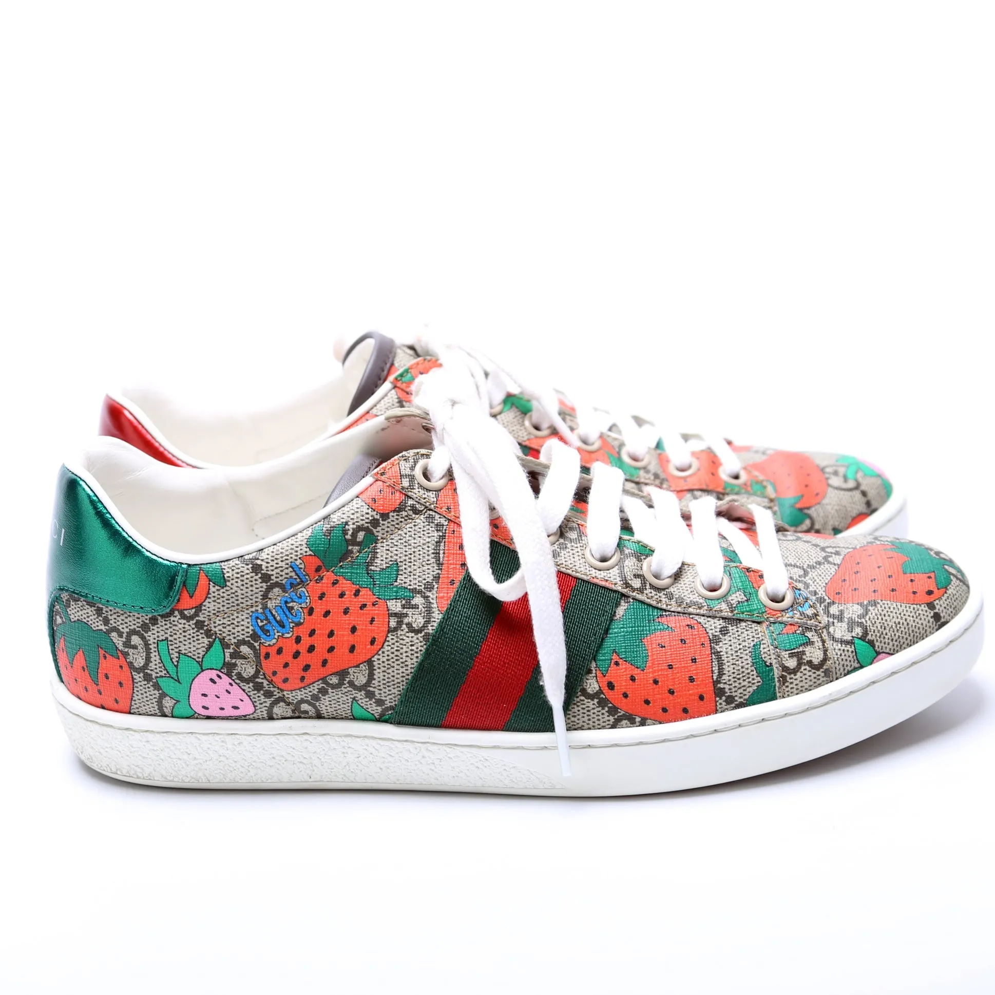 Ace Web Strawberry Sneakers Size 36.5