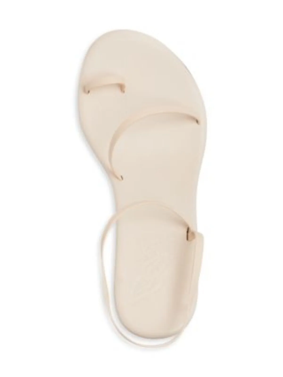 ANCIENT GREEK SANDALS Womens Ivory Toe Strap Cork Wedge Padded Ankle Strap Chora Round Toe Wedge Slip On Leather Heeled