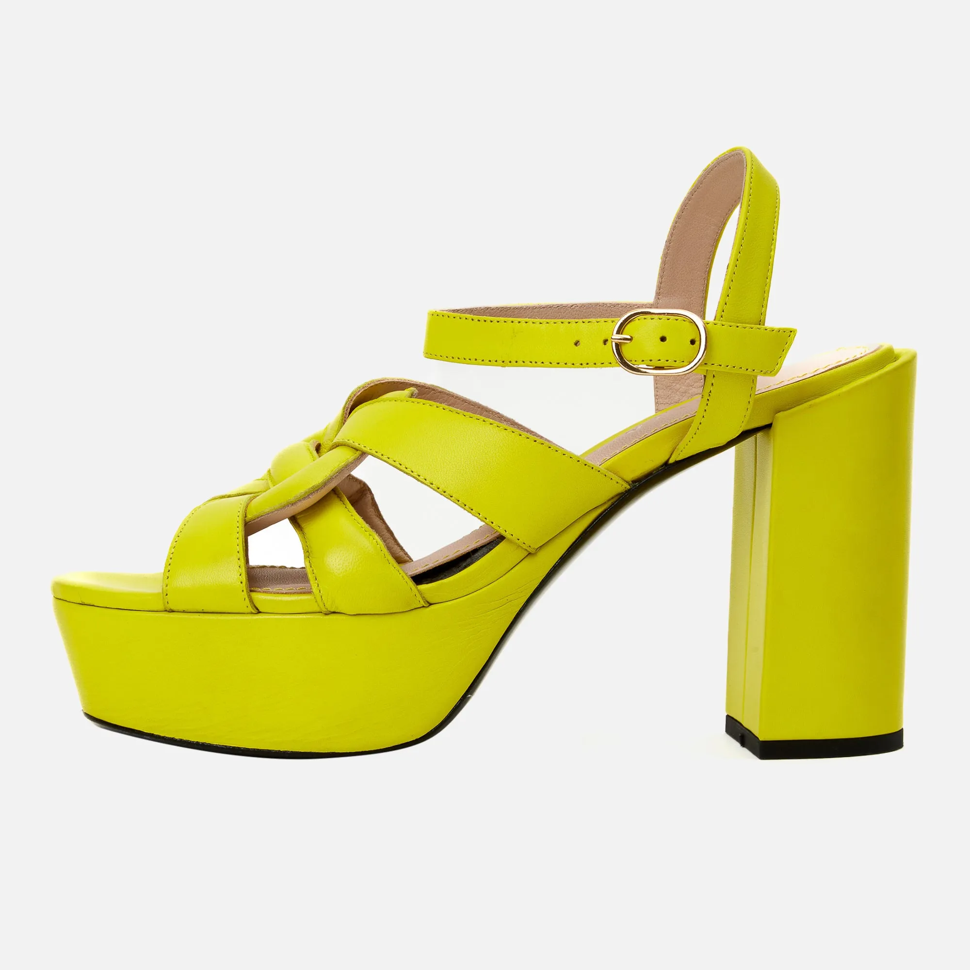 ANNA platform sandal - Lemonpeel