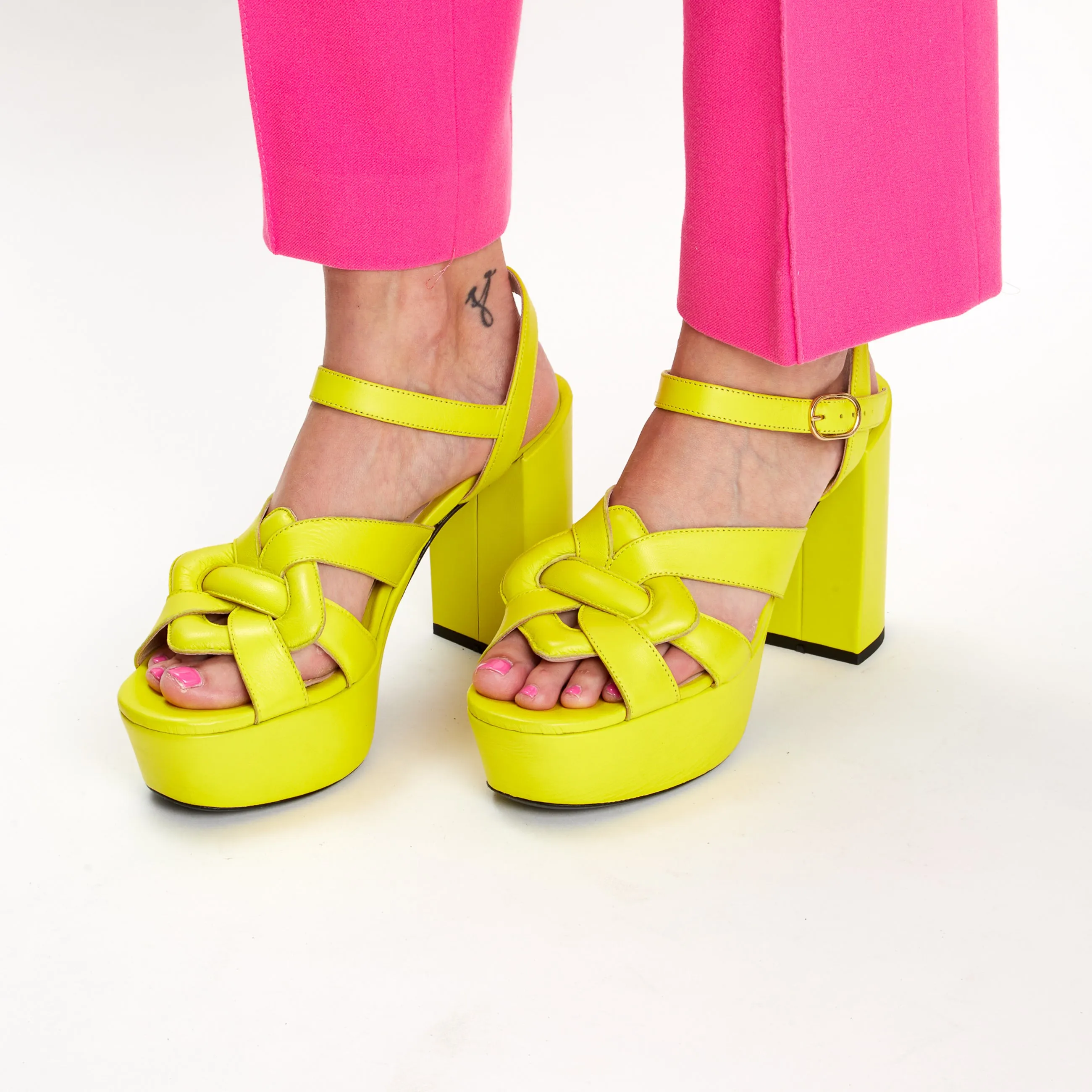 ANNA platform sandal - Lemonpeel