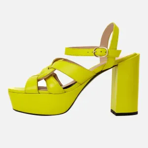 ANNA platform sandal - Lemonpeel