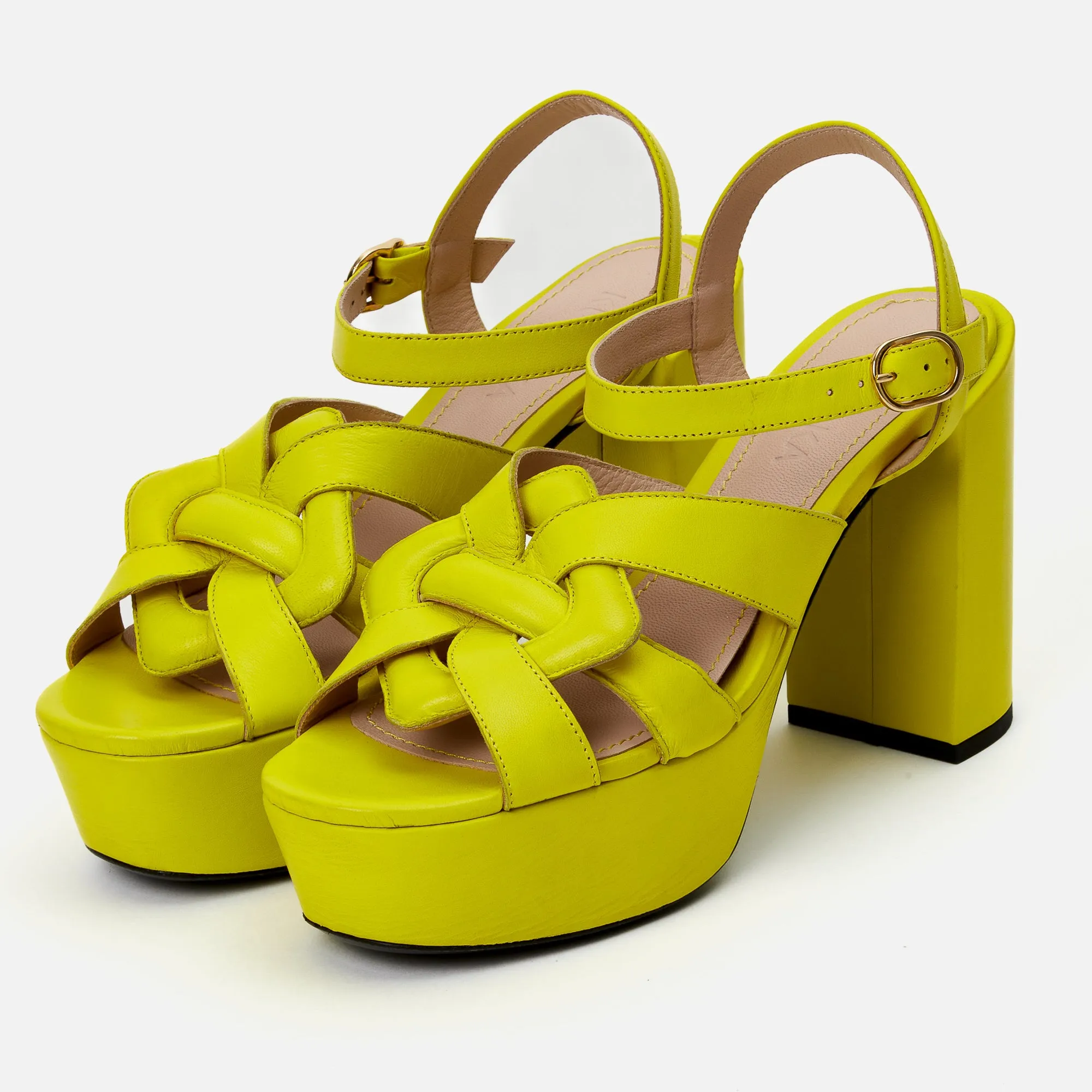 ANNA platform sandal - Lemonpeel