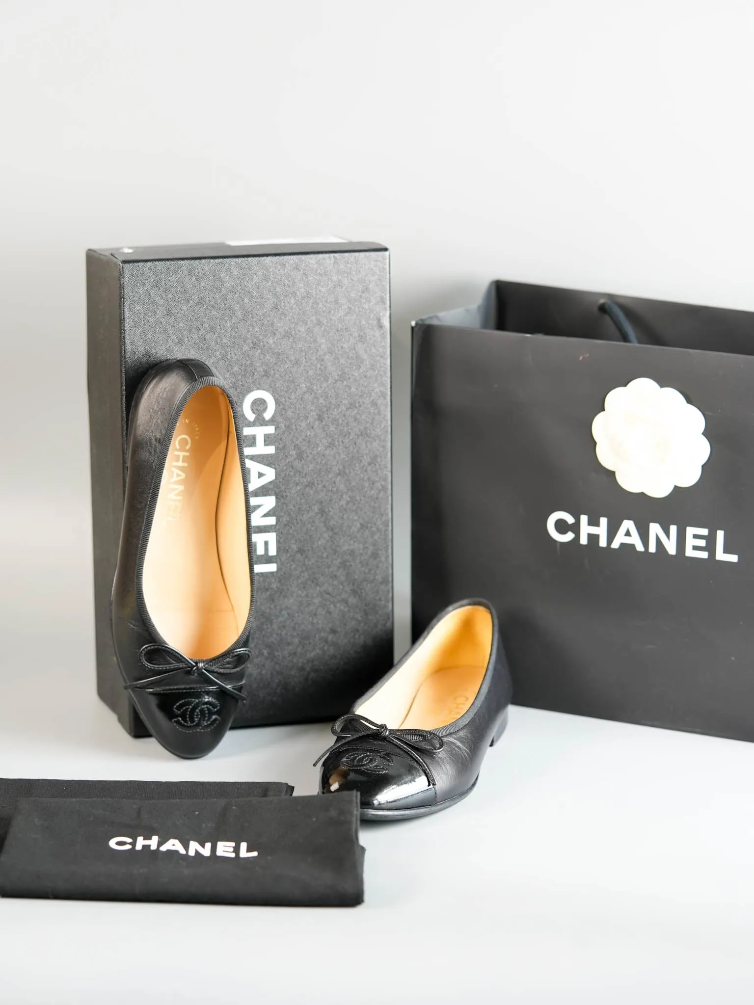 Ballerina Flats Noir Size 35.5 EU (23cm)