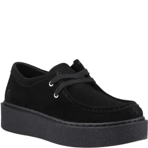 Black Bridie Suede Moccasins