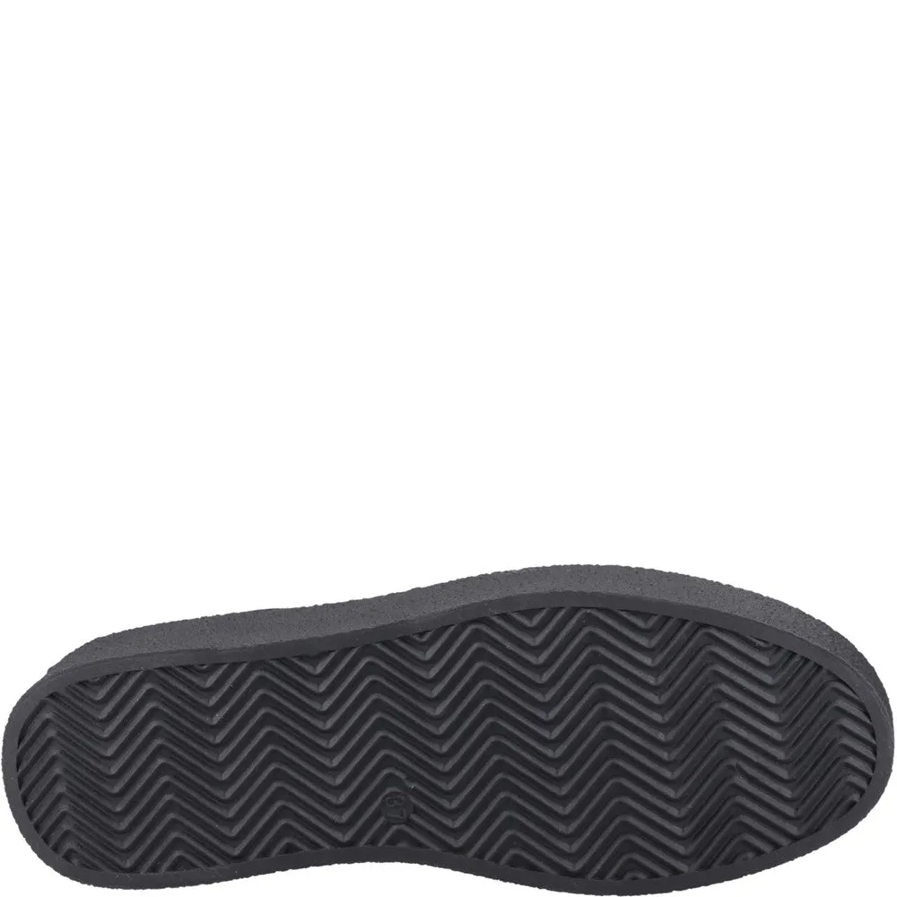 Black Bridie Suede Moccasins