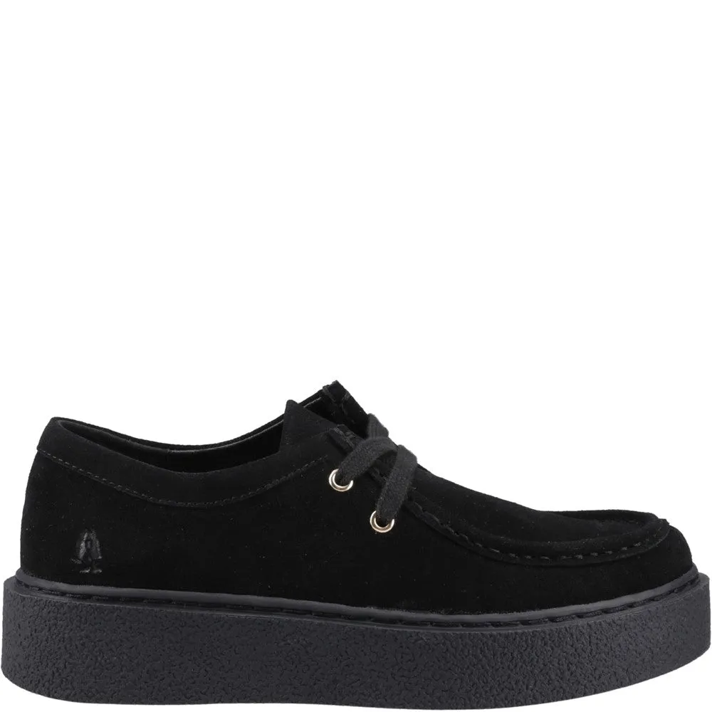 Black Bridie Suede Moccasins