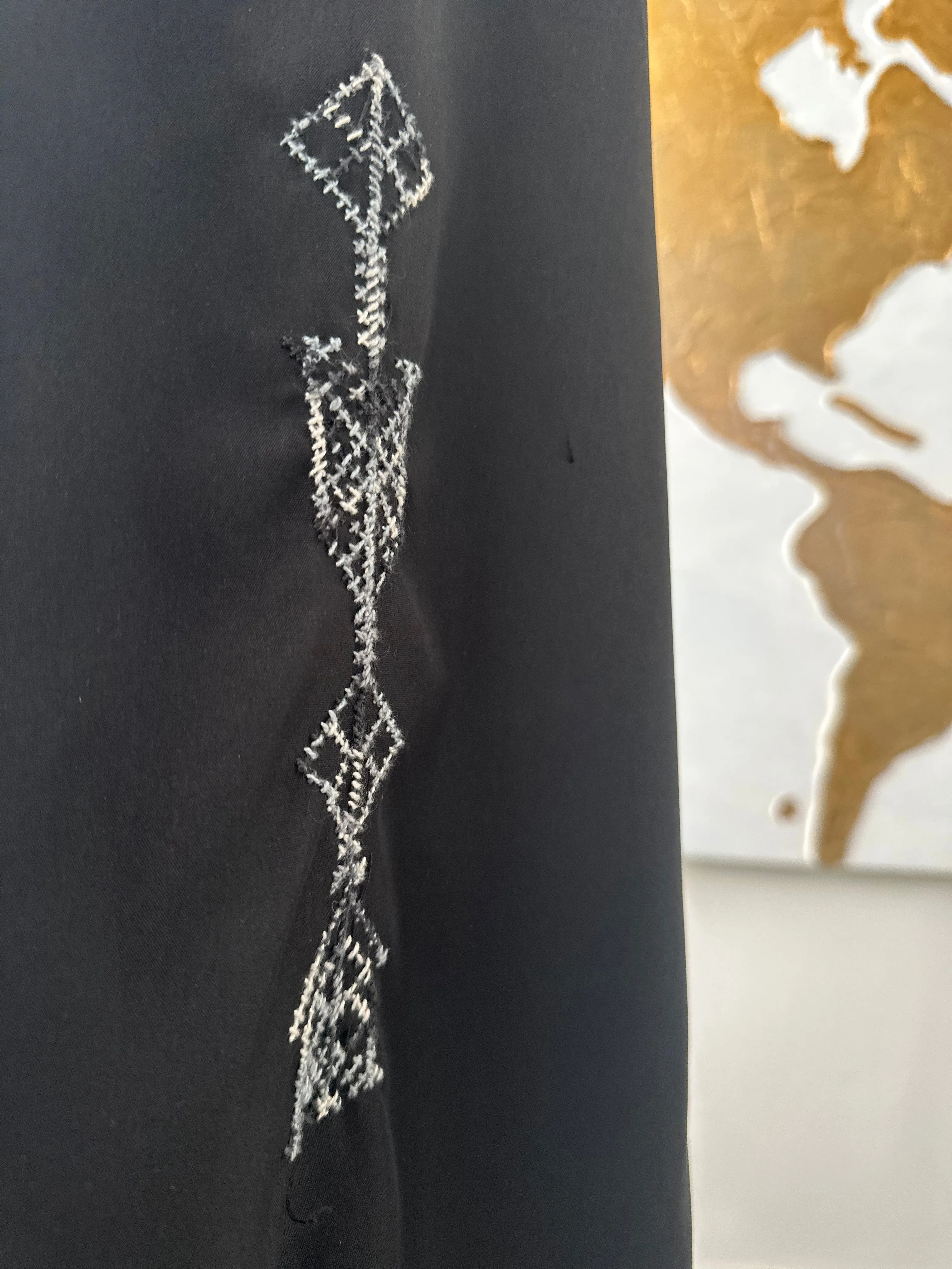 Black Flirty Dress with Vibrant Embroidery – Unleash Your Charm