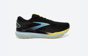 Brooks Mens Ghost 16- Black/Forged Iron/Blue (1104181D029)