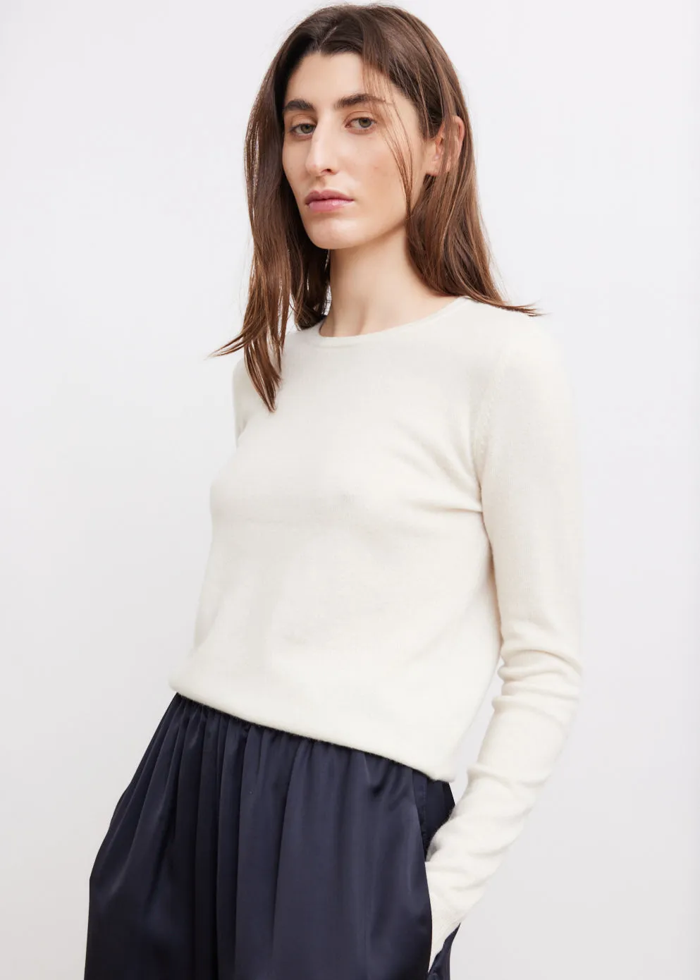 Cashmere Slim Crew Sweater