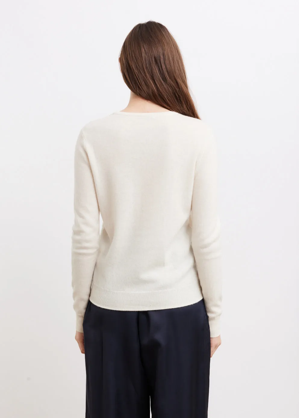 Cashmere Slim Crew Sweater