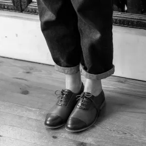 Chestnut - Derbies Marron en Cuir