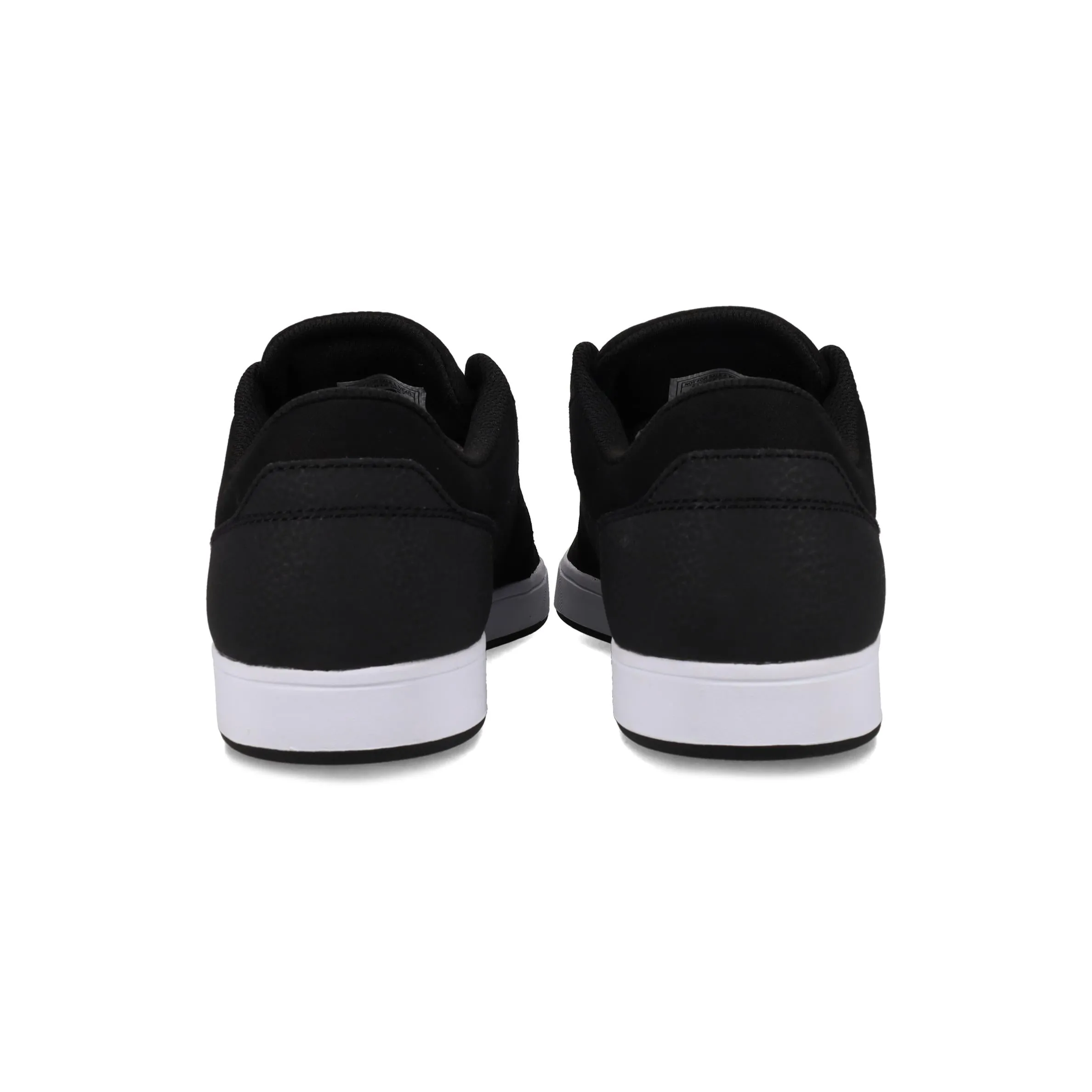 DC Shoes Mens Crisis 2 Suede Low Rise Trainers - Black/Gum