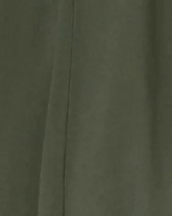 Double V Neck Dress in Olive | Olive