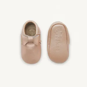 elsa blush baby moccasins