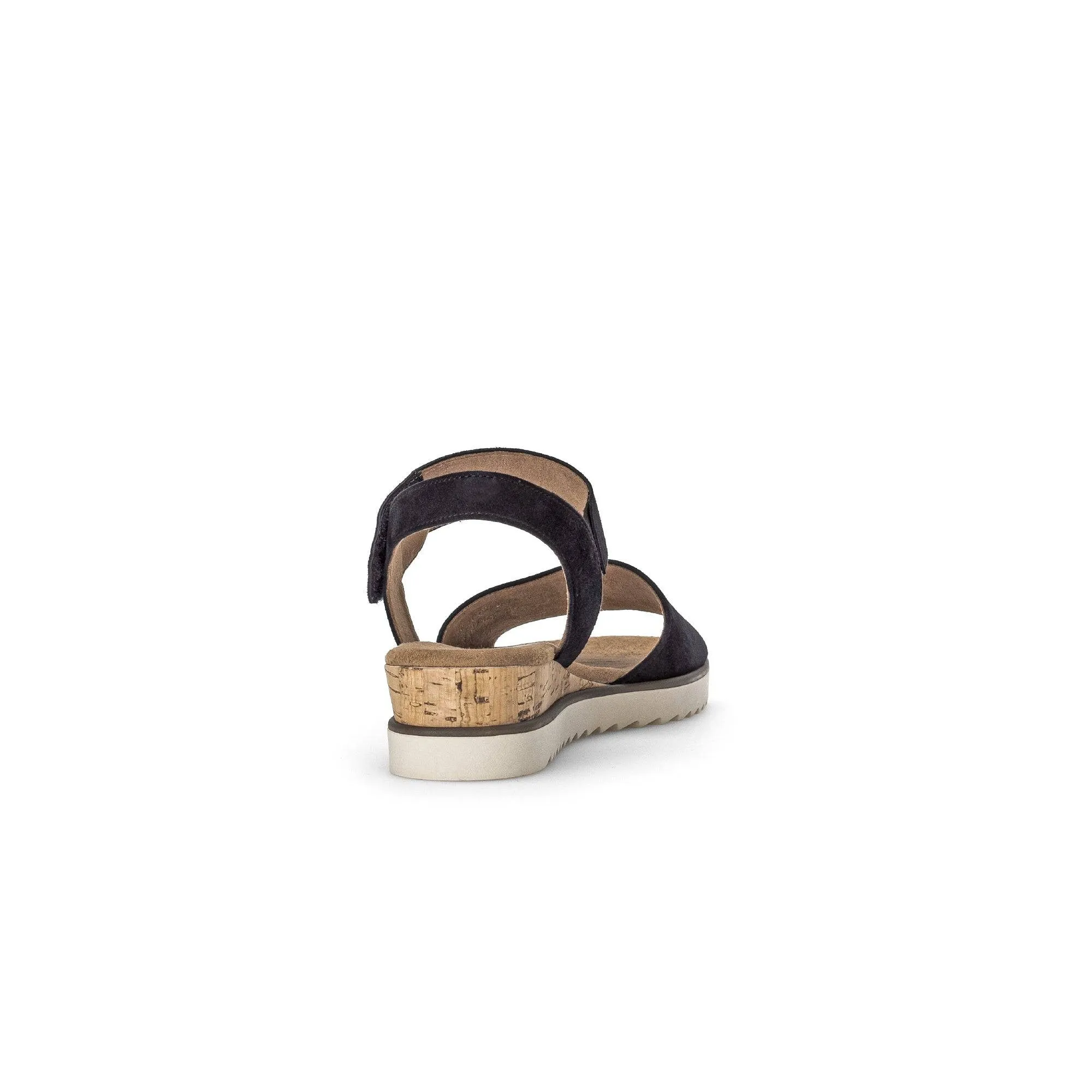 Gabor 42.750.46 Raynor Ladies Navy Blue Suede Touch Fastening Sandals