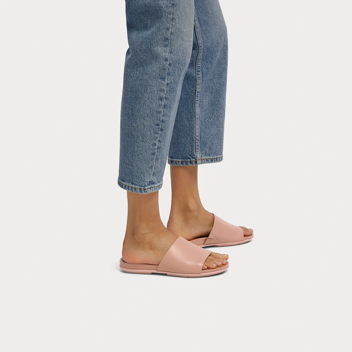 GRACIE Leather Slides