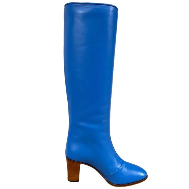 Gucci x Adidas Leather Knee-High Boots UK 2