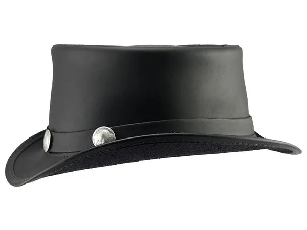 Head n Home El Dorado Leather Top Hat
