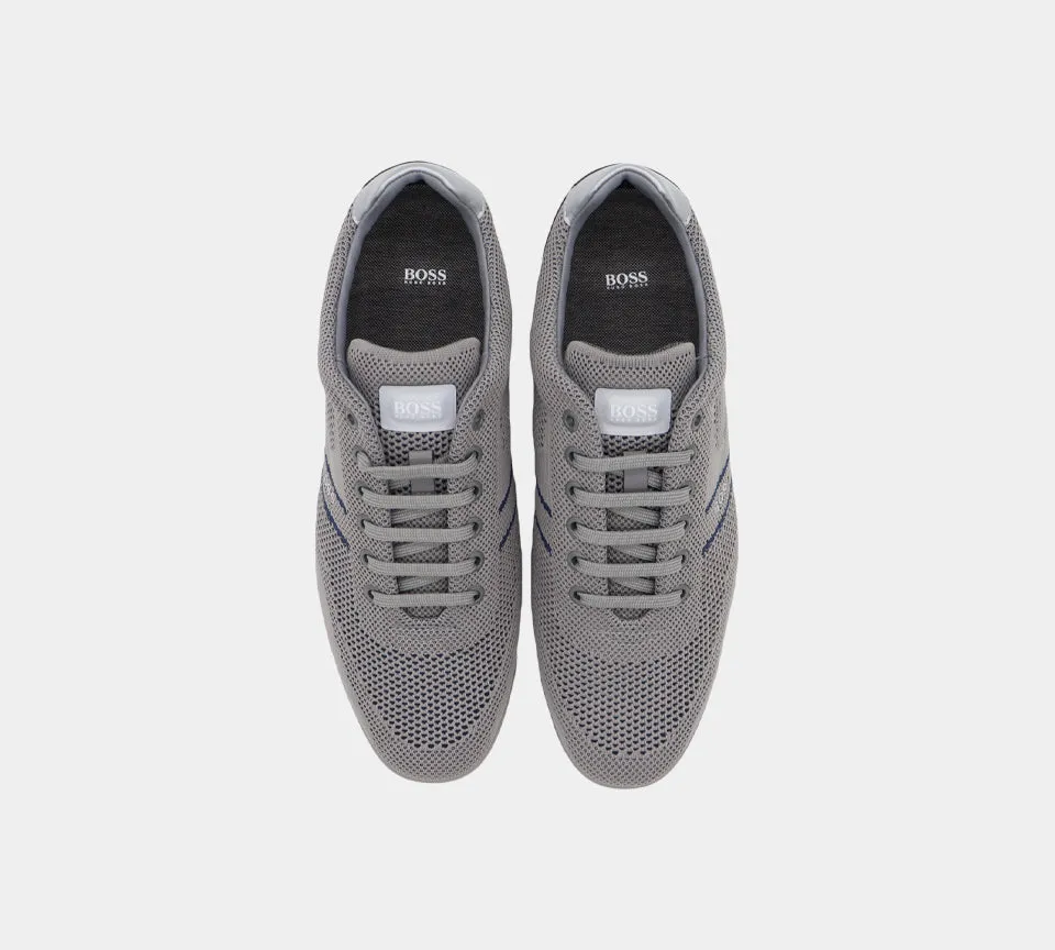 Hugo BOSS Saturn_Lowp_knlg 50432830 030 Trainers Medium Grey UK 5-9