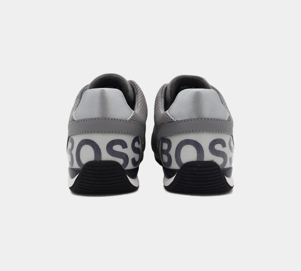 Hugo BOSS Saturn_Lowp_knlg 50432830 030 Trainers Medium Grey UK 5-9