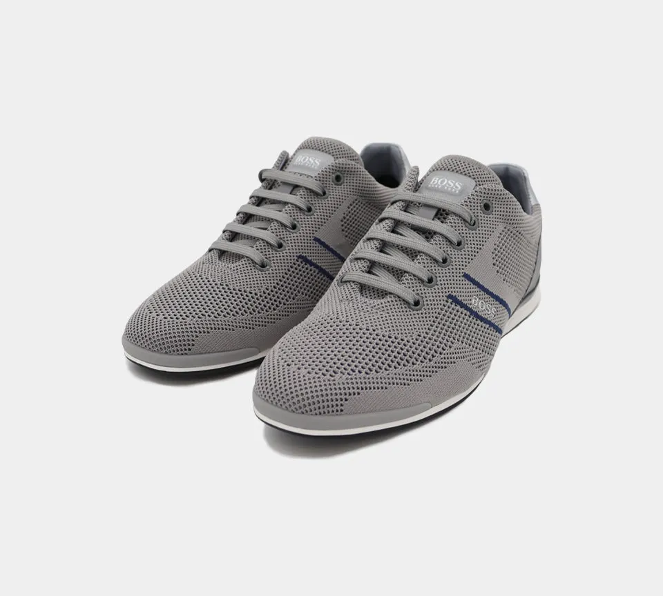 Hugo BOSS Saturn_Lowp_knlg 50432830 030 Trainers Medium Grey UK 5-9