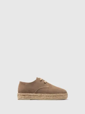 Lace-up Espadrilles PETH525FLY BEIGE