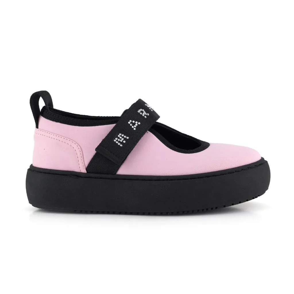 Marni Kids Rhinestone Mary Jane Sneakers