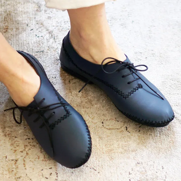 Medan Moccasin 2.0 | Navy Calfskin Leather