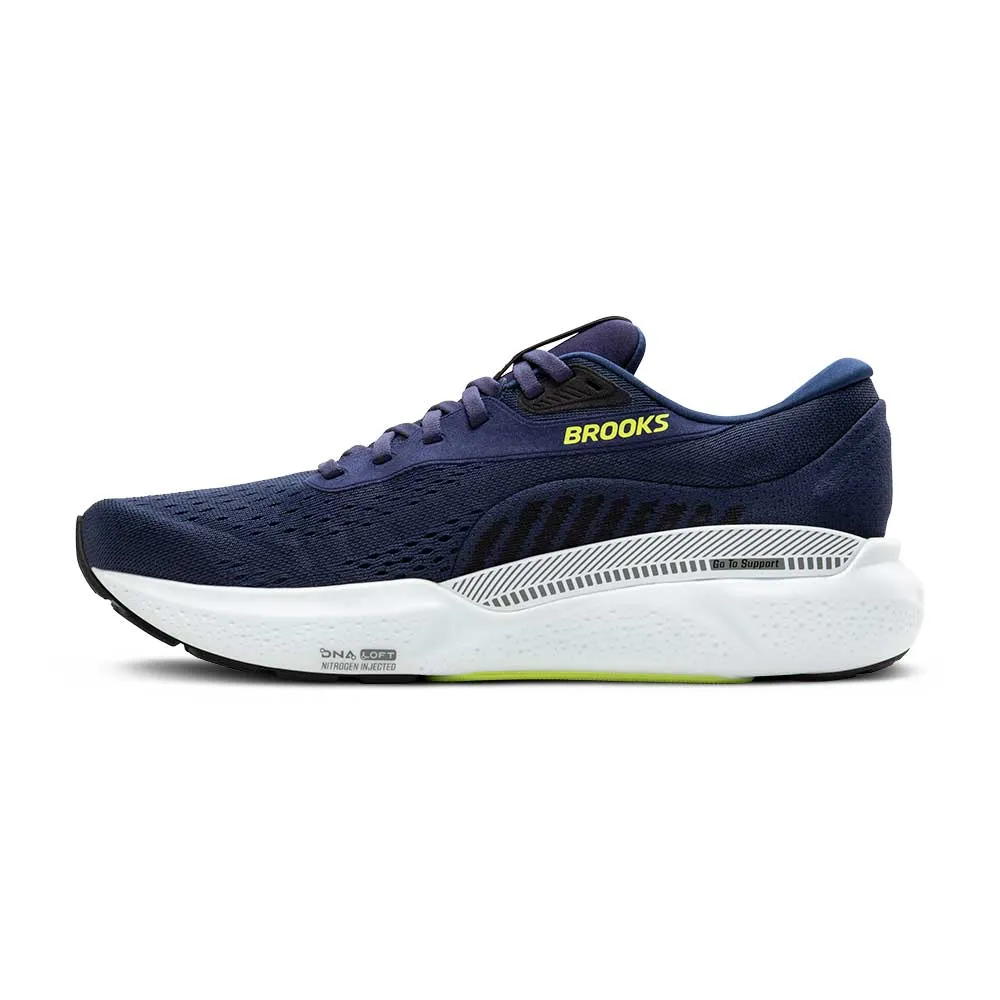 Men's Adrenaline GTS 24 Running Shoe - Peacoat/Black/Sharp Green - Regular (D)