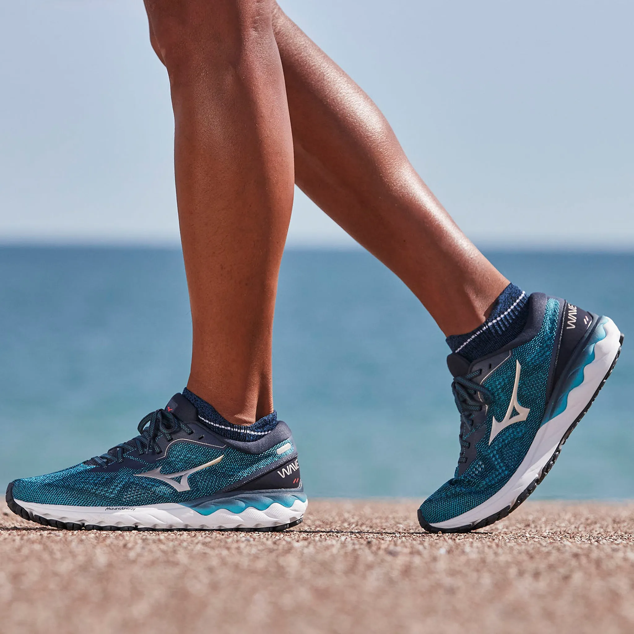 Mizuno Wave Skyrise 2 Men's Scuba Blue Platinum India Ink