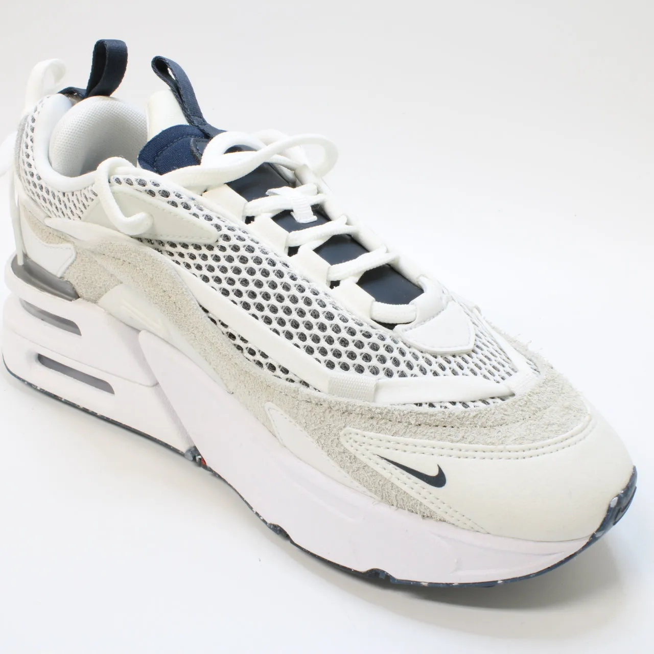 Nike Air Max Furyosa Summit White Armory Navy Light Bone Uk Size 7