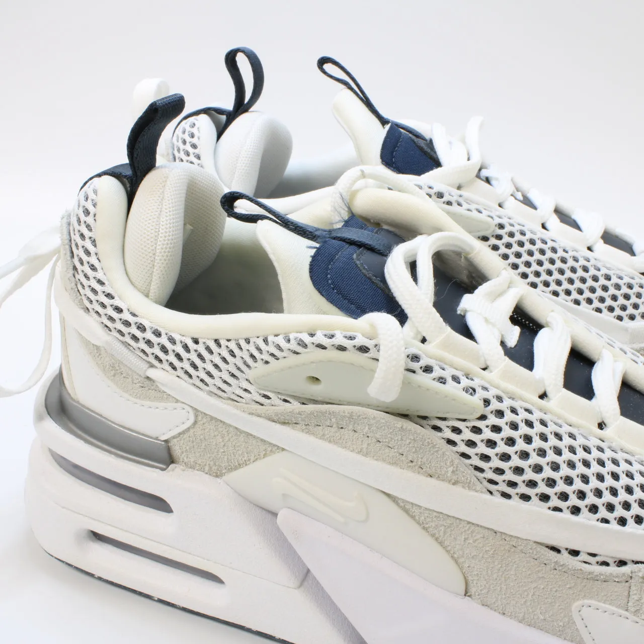 Nike Air Max Furyosa Summit White Armory Navy Light Bone Uk Size 7