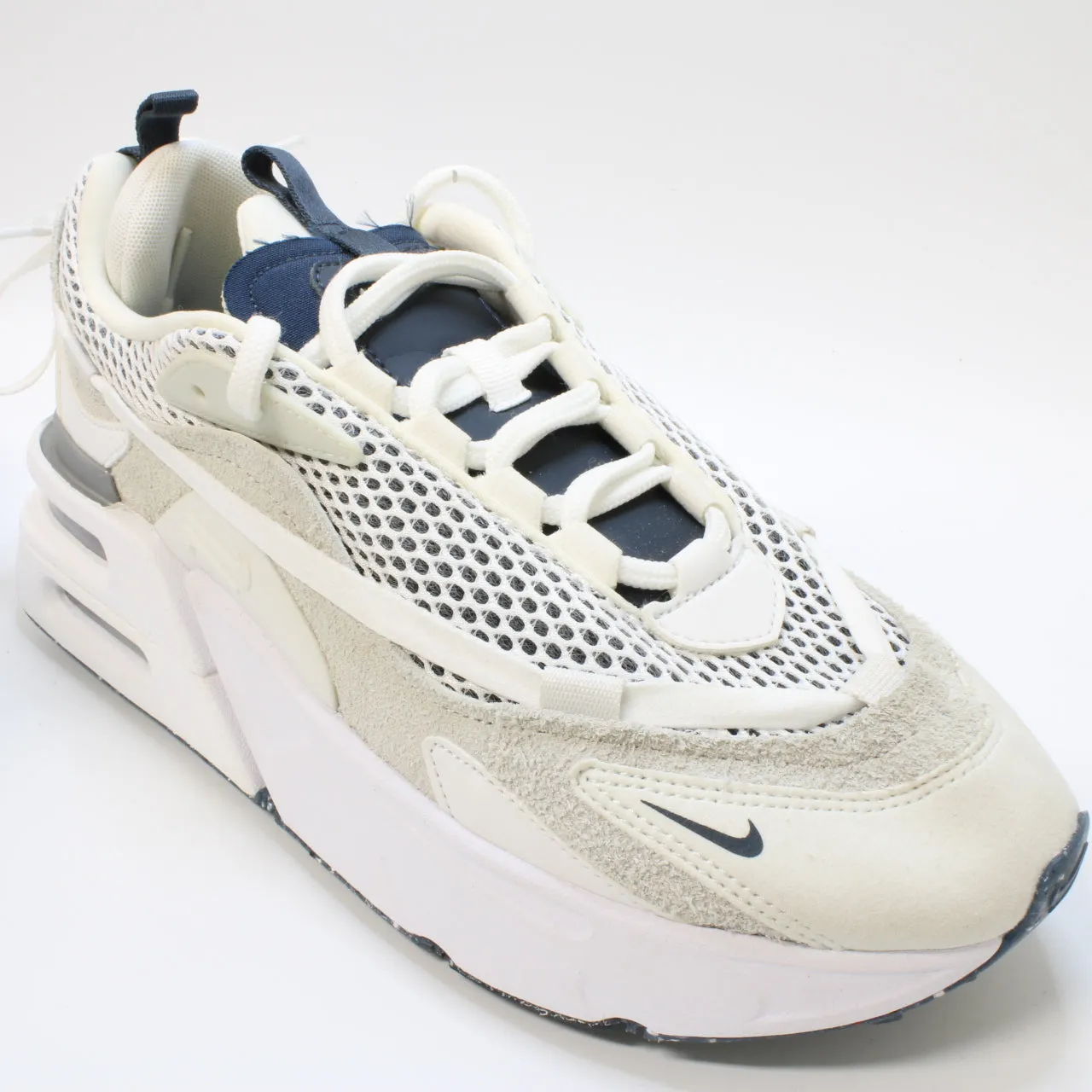 Nike Air Max Furyosa Summit White Armory Navy Light Bone Uk Size 7
