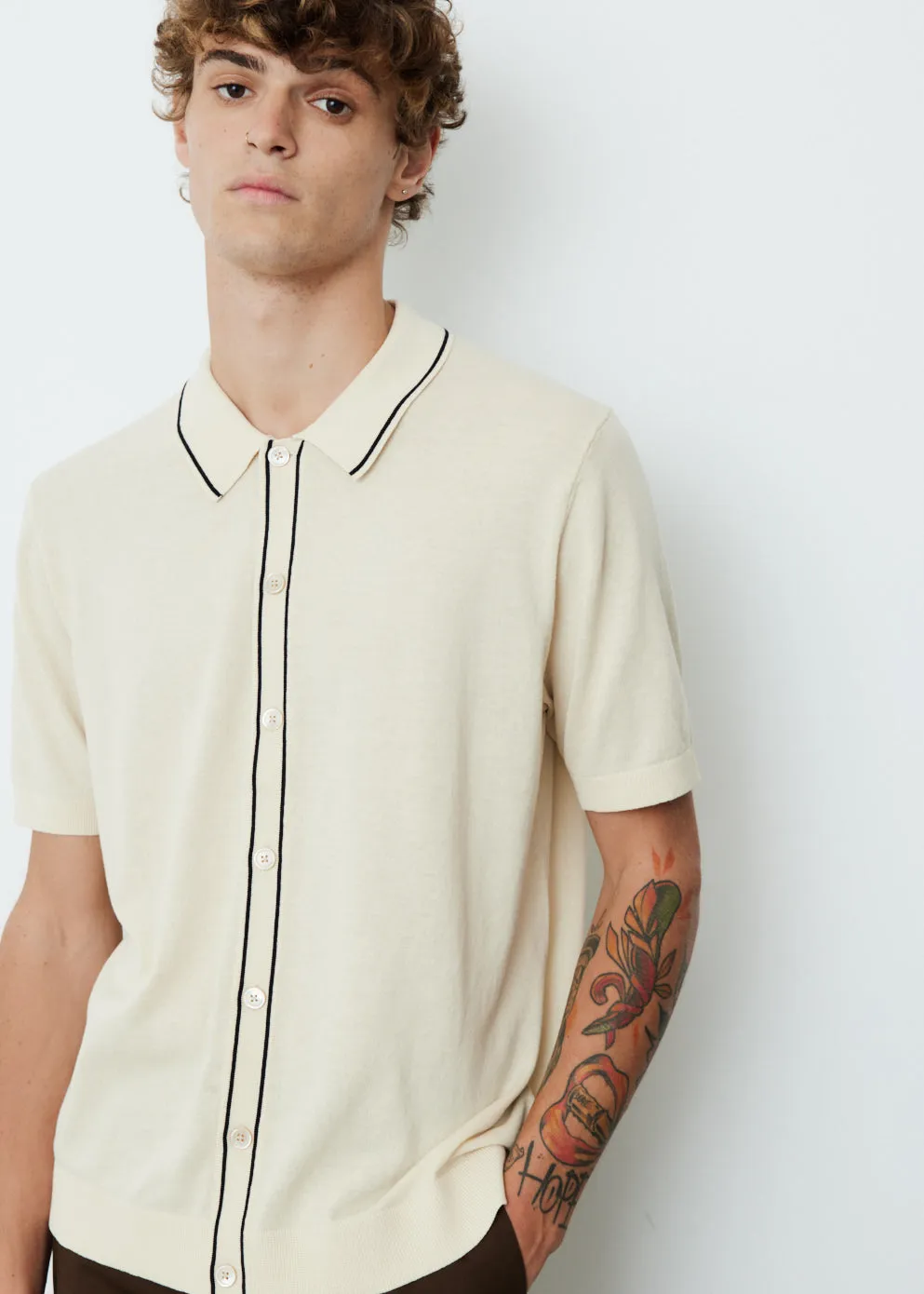 Nolan Button Polo Cardigan