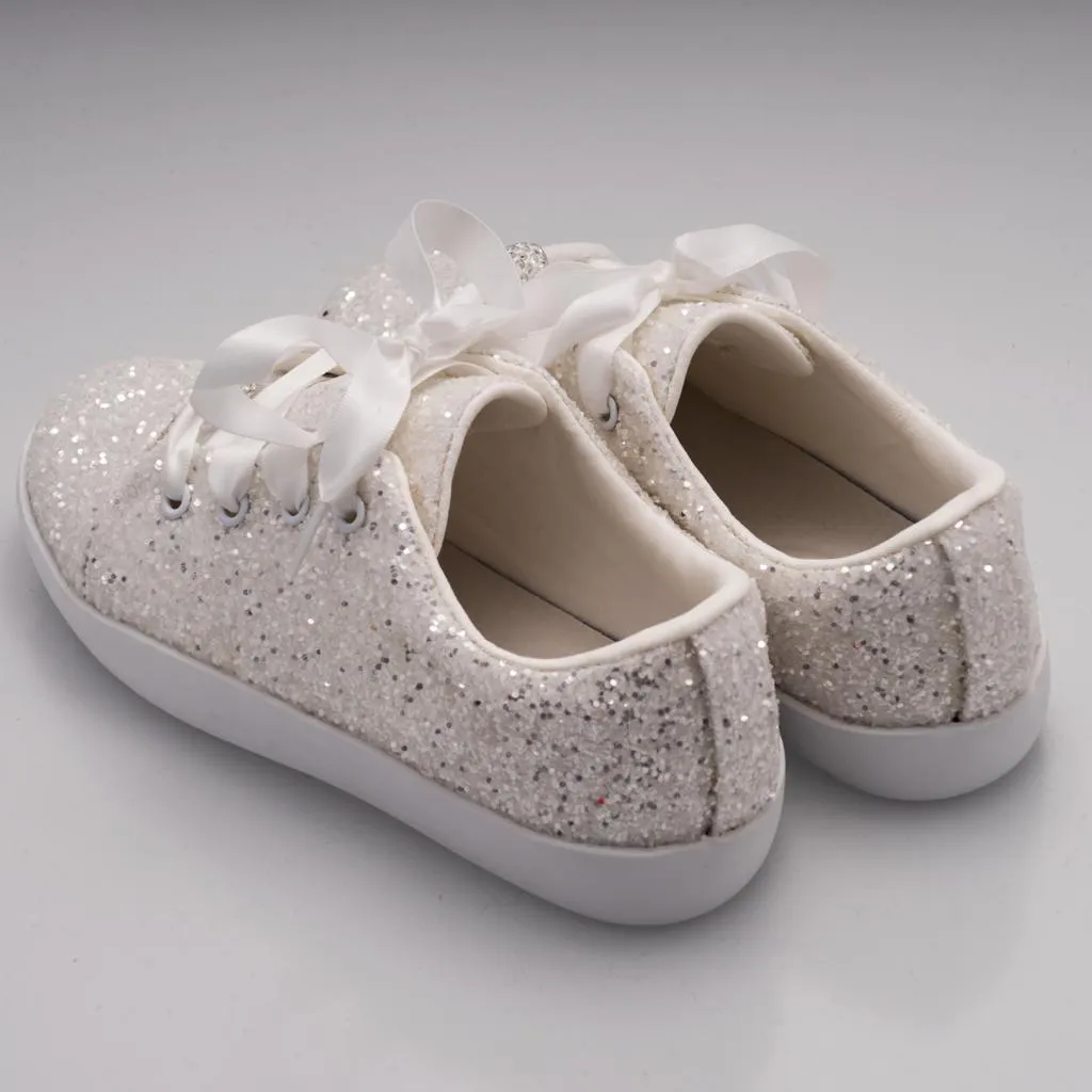 Paula's Communion Sparkle Occasion Trainers