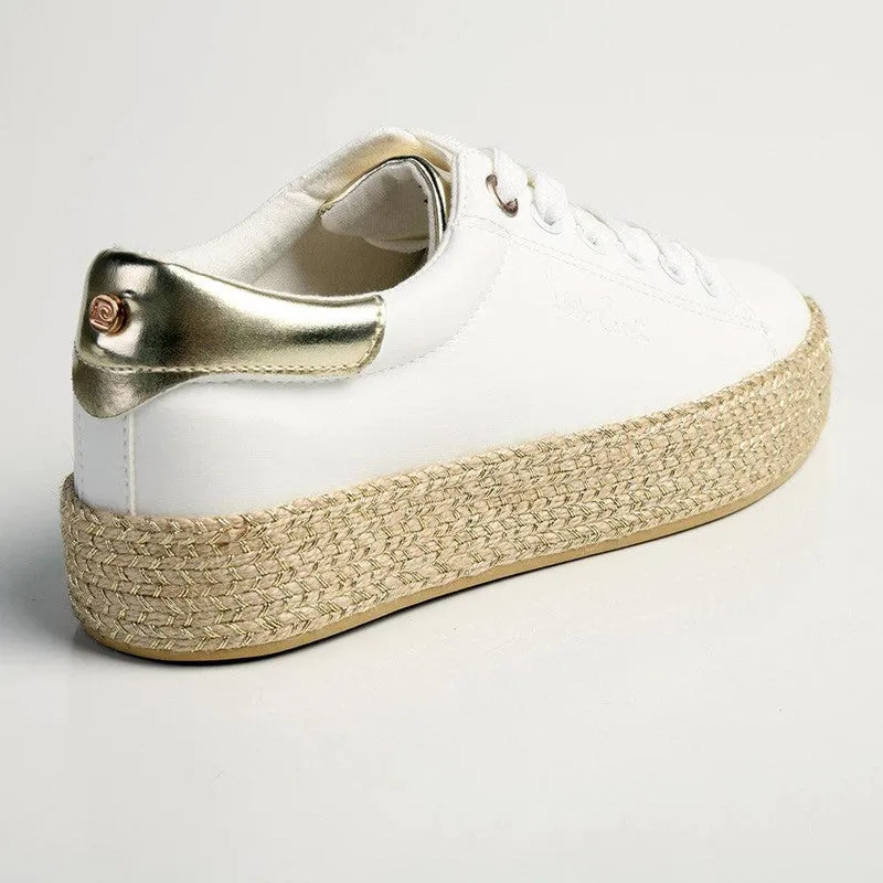 Pierre Cardin Bijou 1 Espadrille Sneaker - White