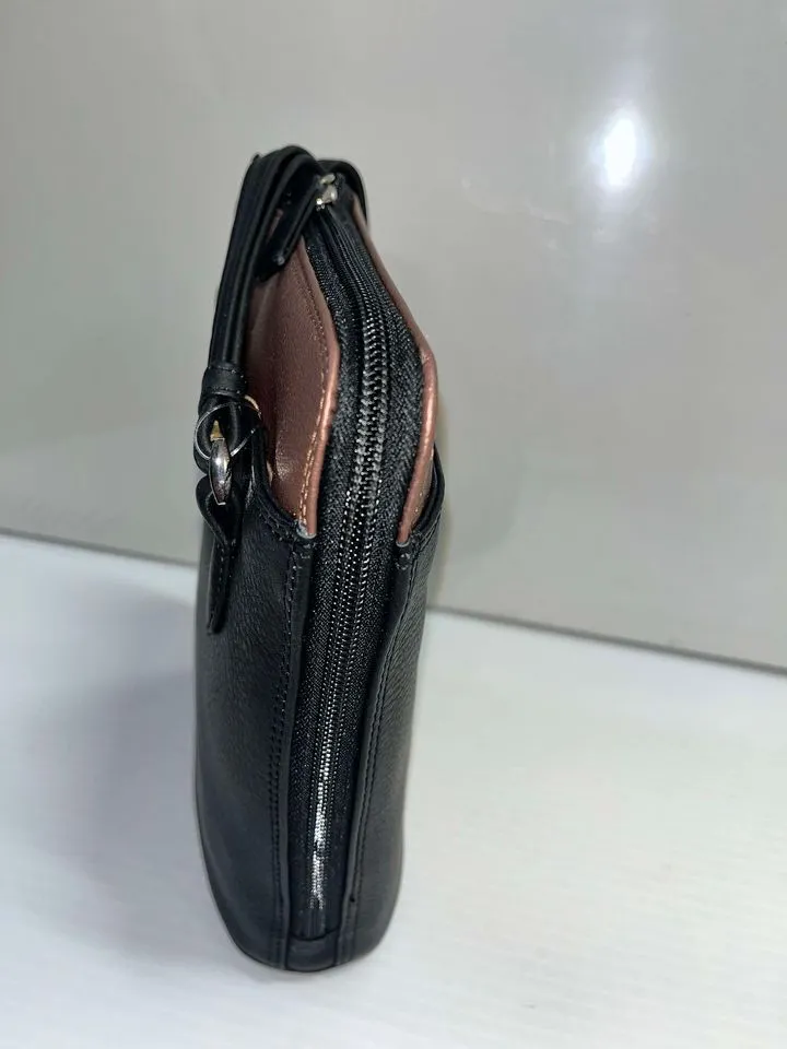 PURSE - CENTRAL PARK Small Two Sided Zipped Cross-body (CP 8732)