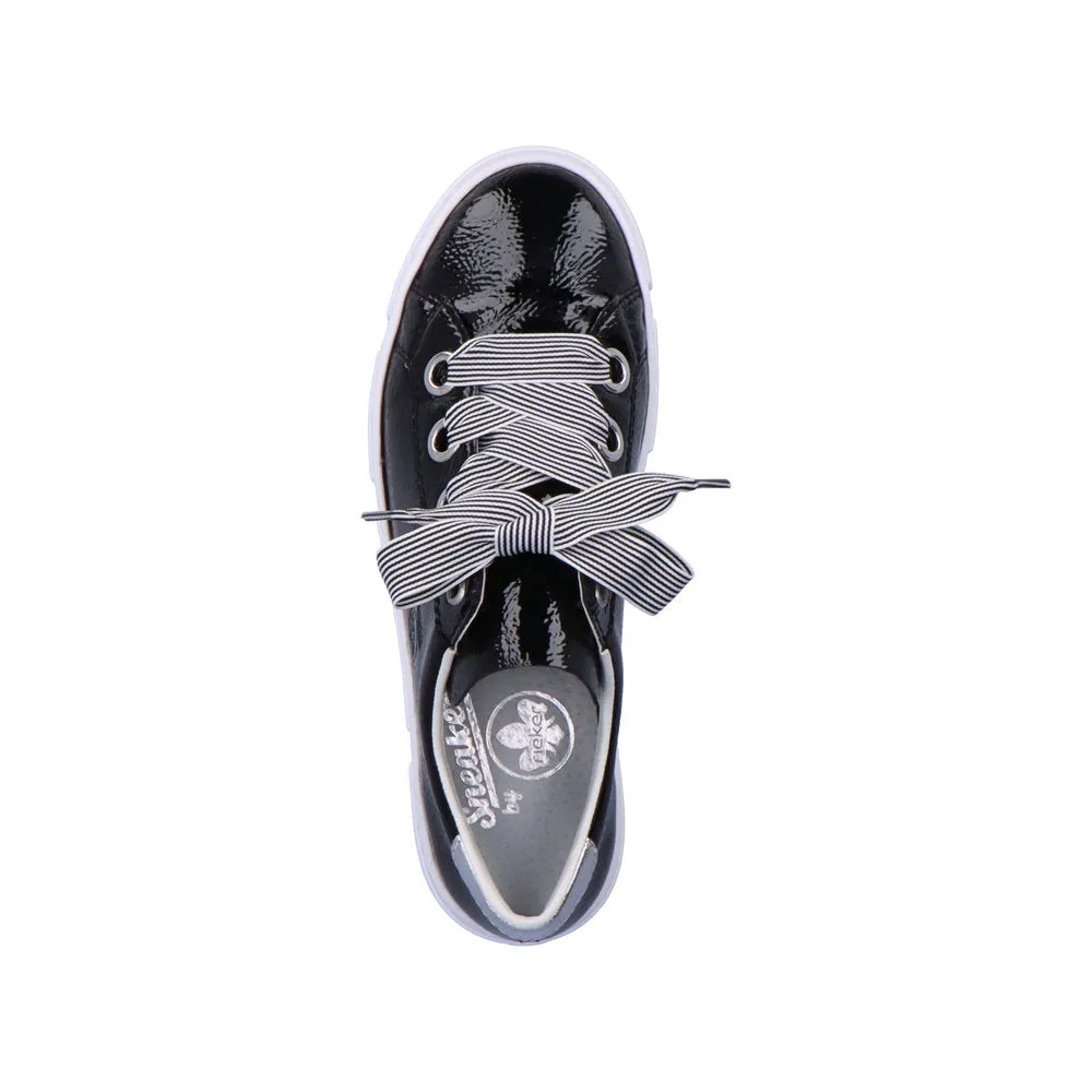 Rieker Ladies Ribbon Lace Sneaker