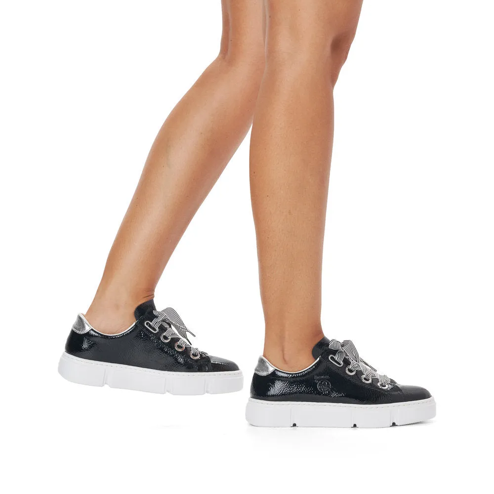 Rieker Ladies Ribbon Lace Sneaker