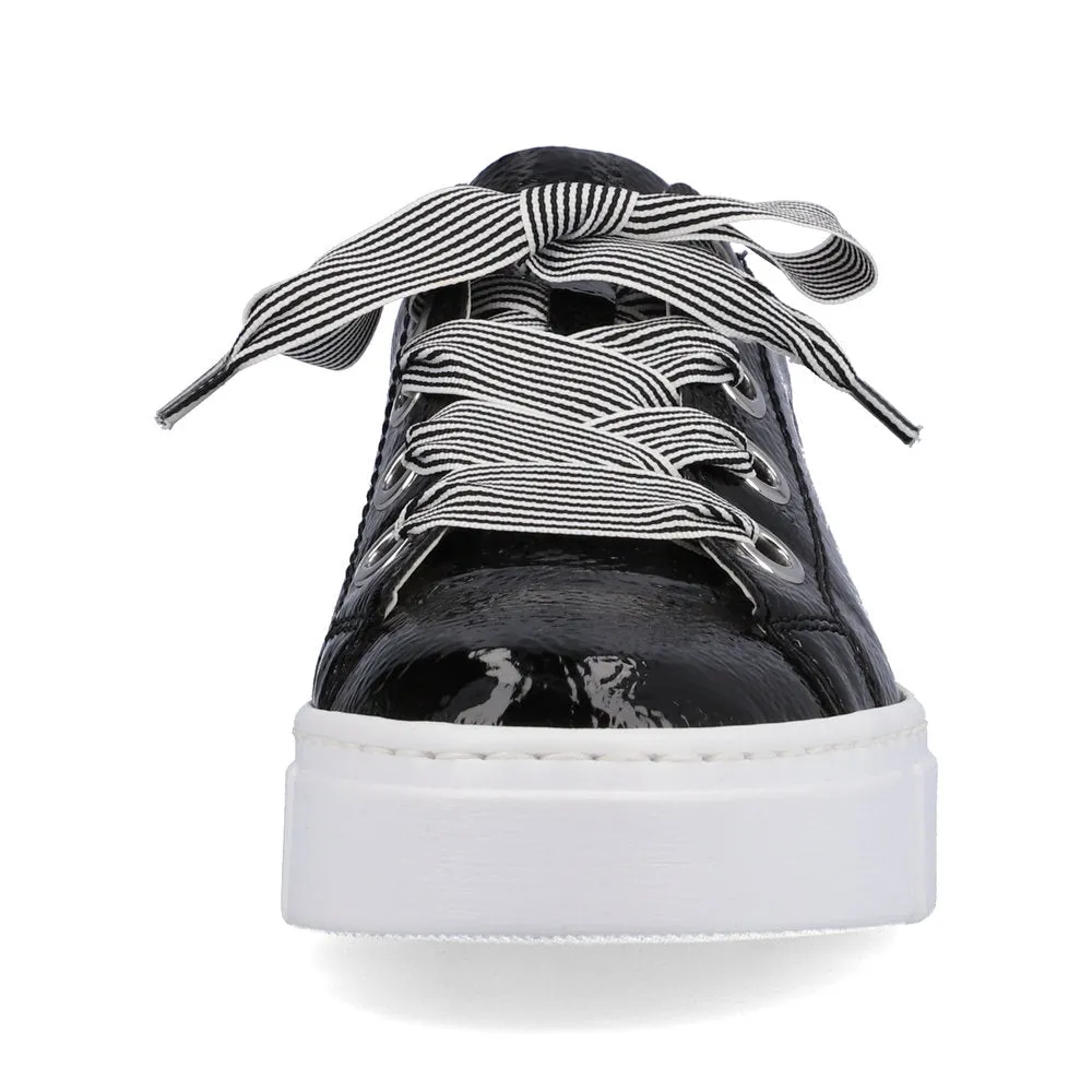 Rieker Ladies Ribbon Lace Sneaker