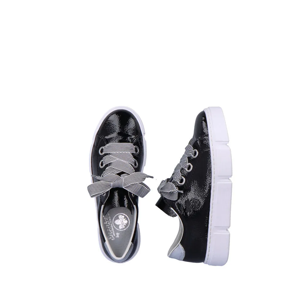Rieker Ladies Ribbon Lace Sneaker