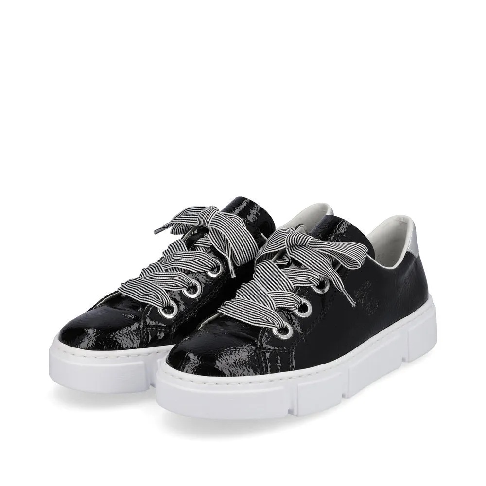 Rieker Ladies Ribbon Lace Sneaker