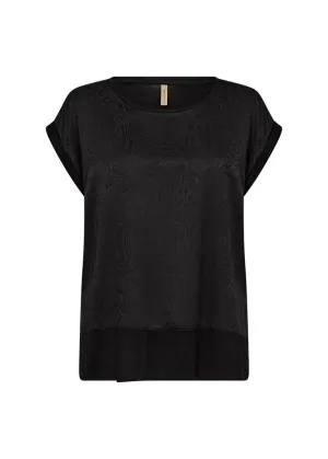 Soyaconcept 'Faith' Satin Paisley Print Tee