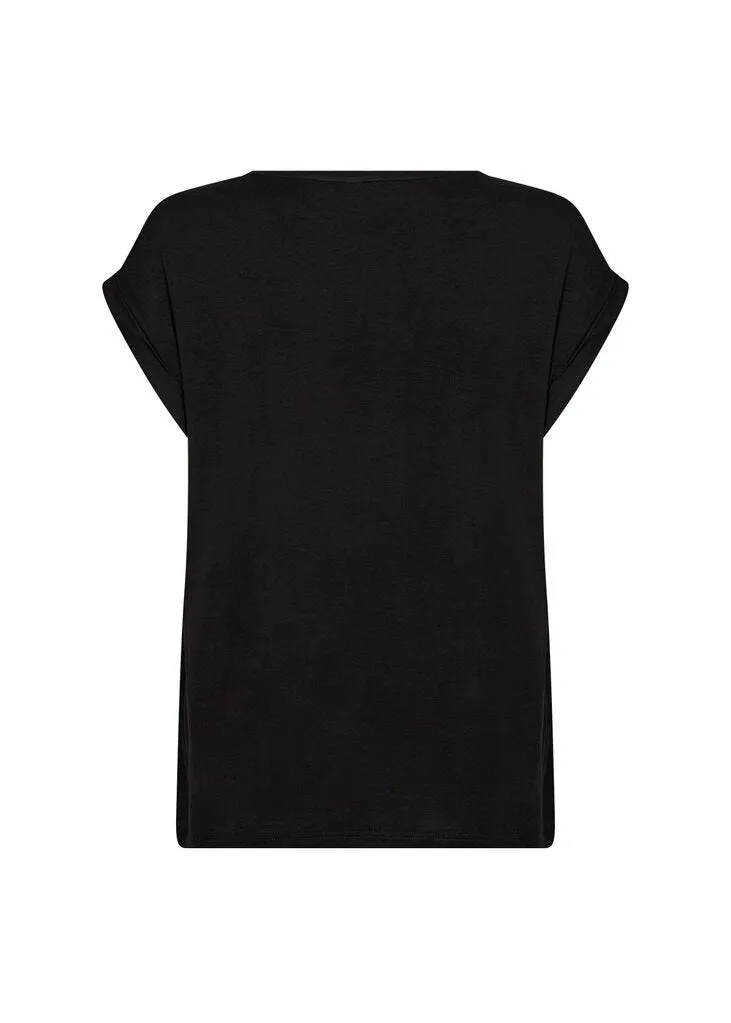 Soyaconcept 'Faith' Satin Paisley Print Tee