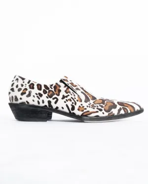SS20 Leopard Slip On Derbies