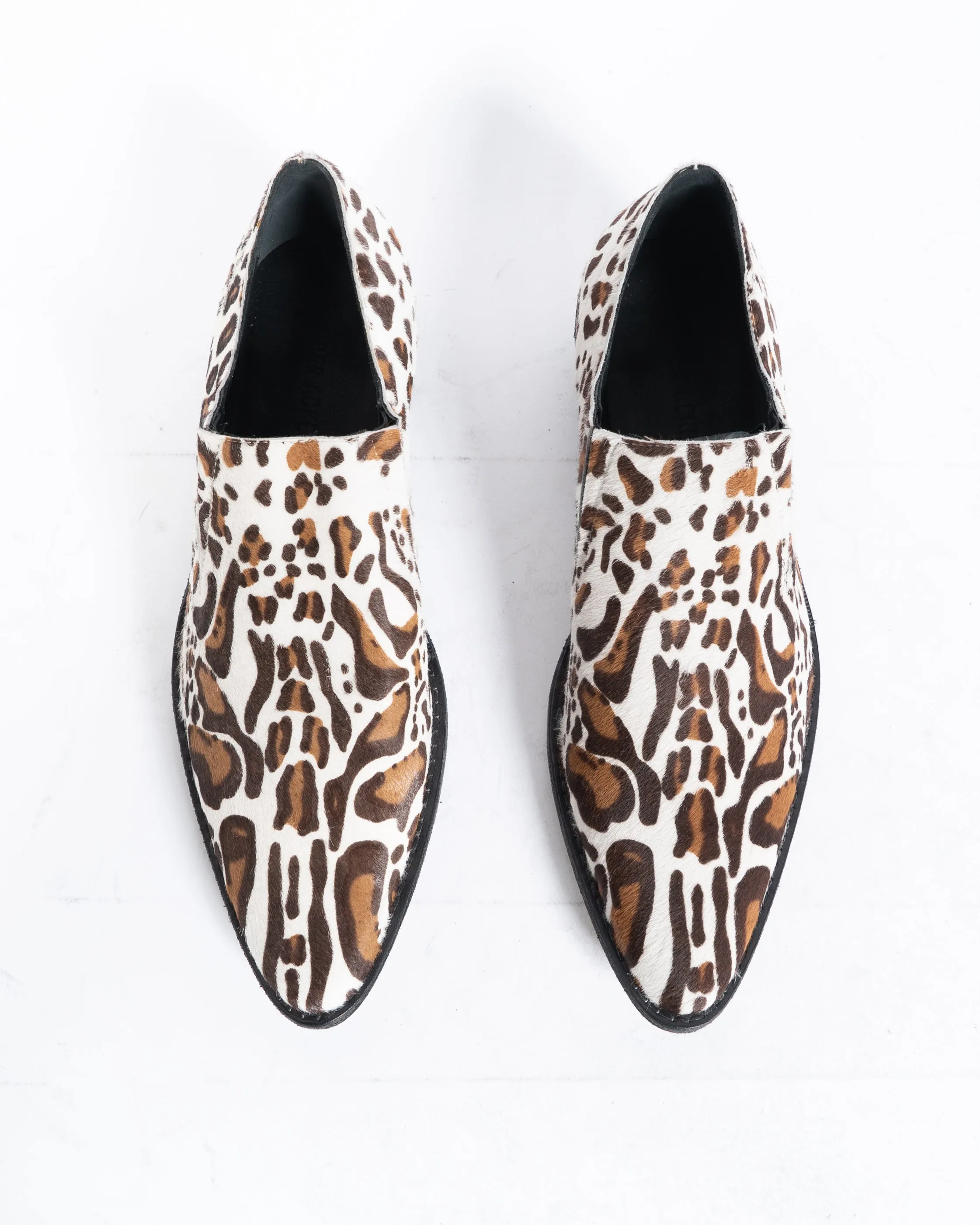 SS20 Leopard Slip On Derbies