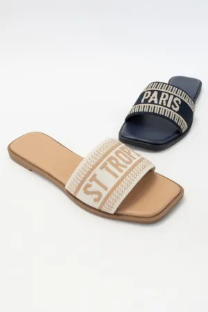 The St. Tropez Slide Sandal