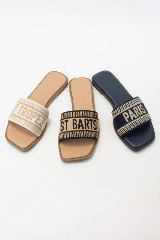 The St. Tropez Slide Sandal